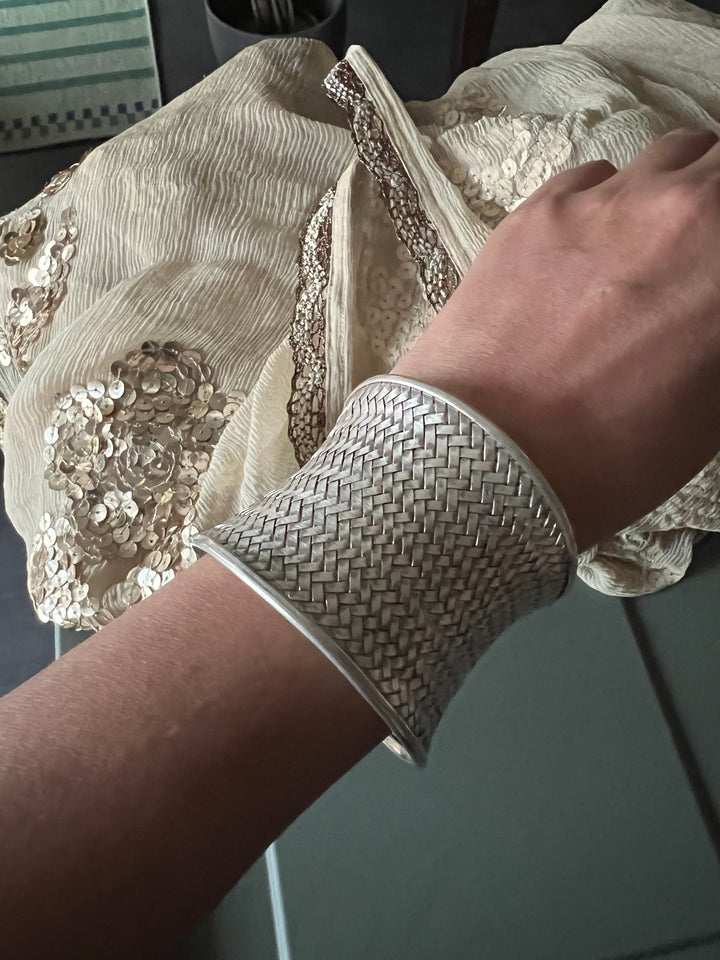 SHIVKA Pure 925 Silver Handcuff