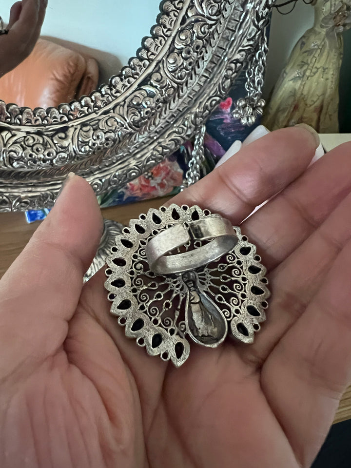 Peacock Ring