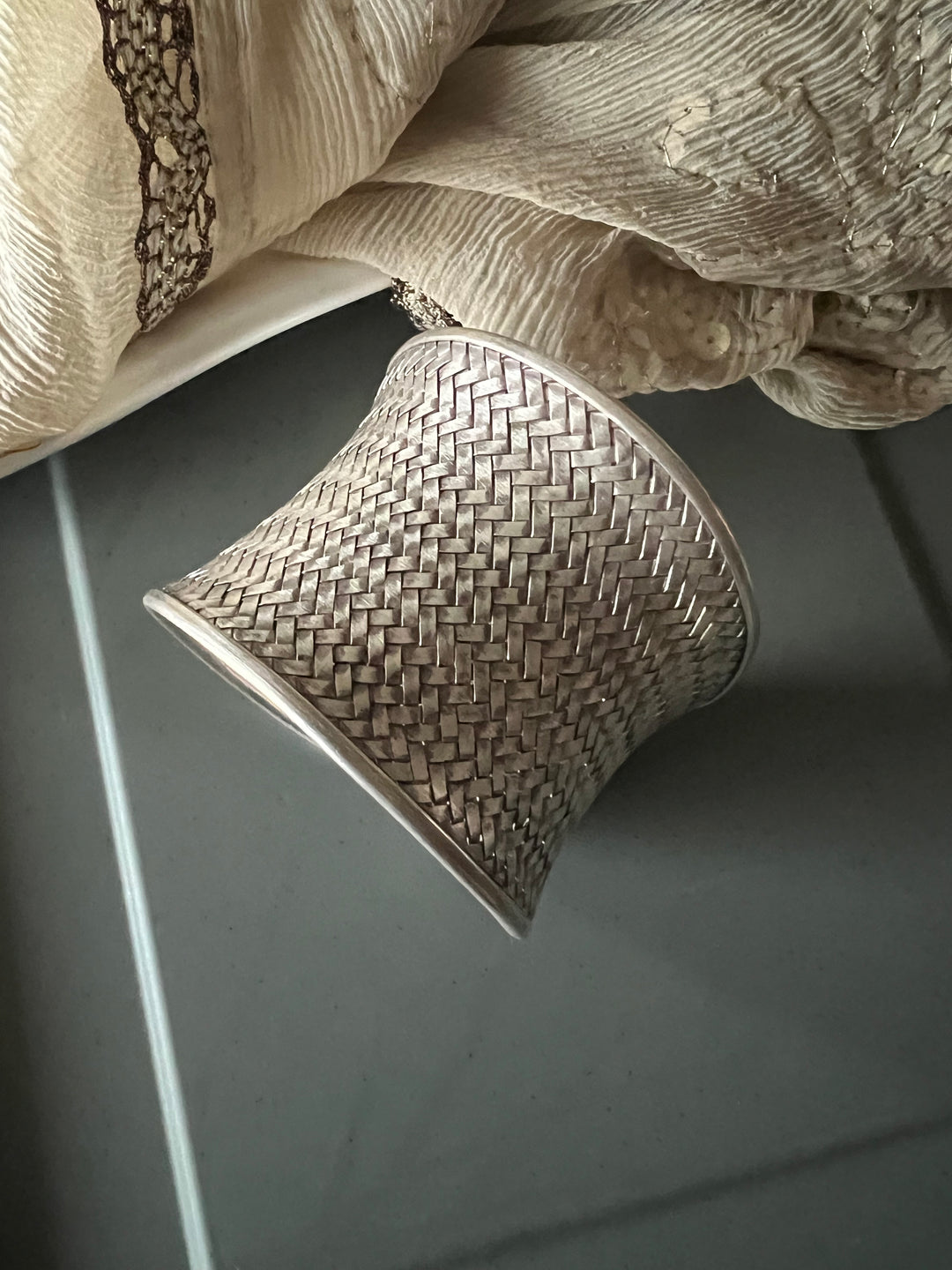 SHIVKA Pure 925 Silver Handcuff