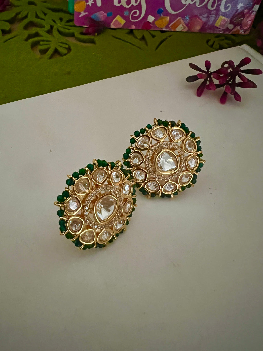 Maharani Kundan Studs