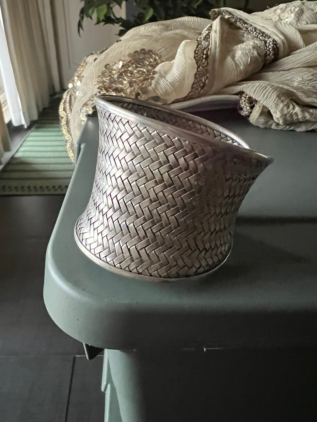 SHIVKA Pure 925 Silver Handcuff