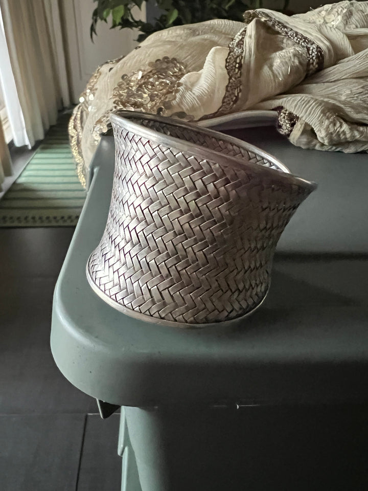 SHIVKA Pure 925 Silver Handcuff