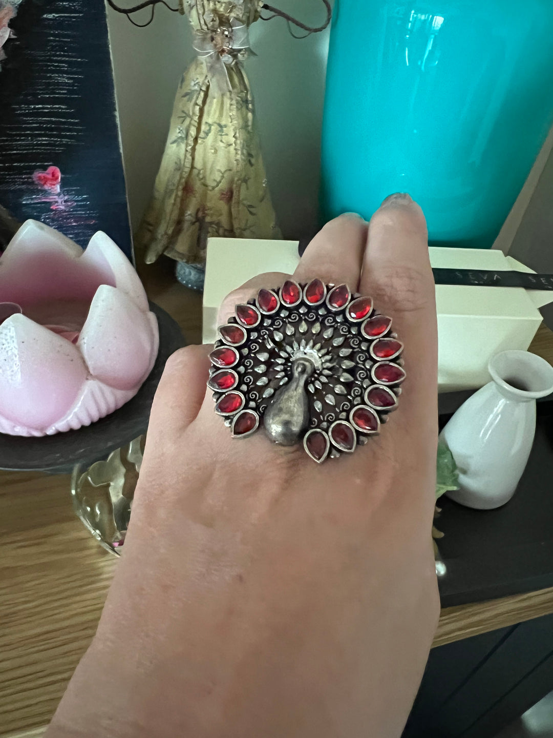 Peacock Ring
