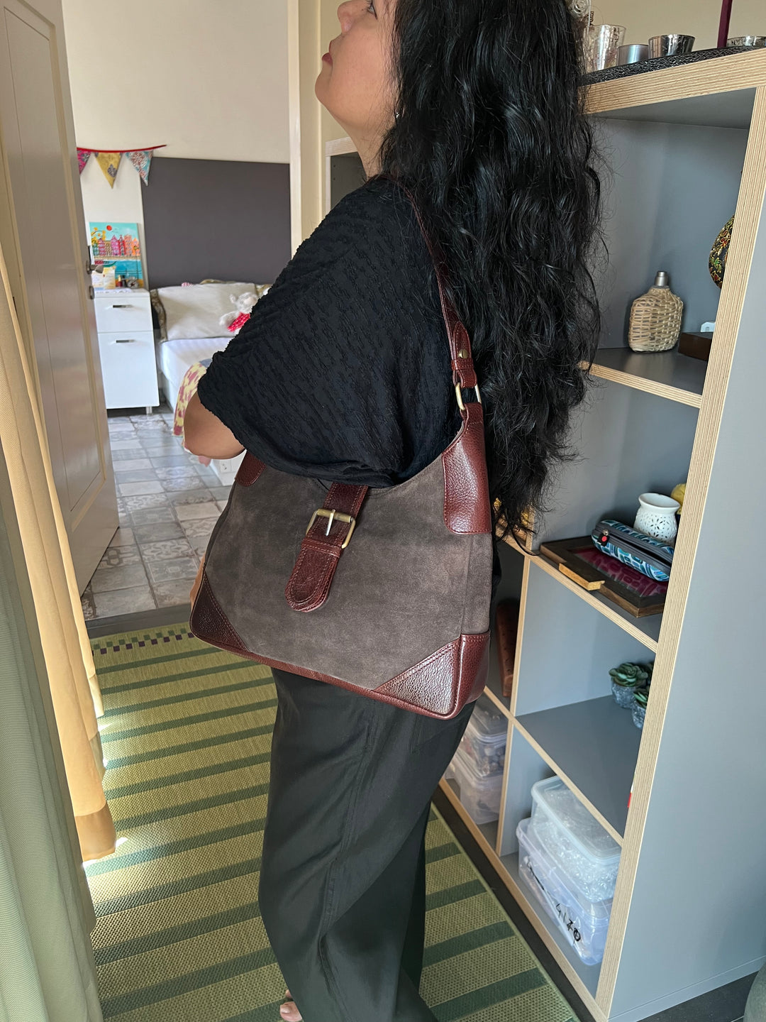 Suede Leather Bag