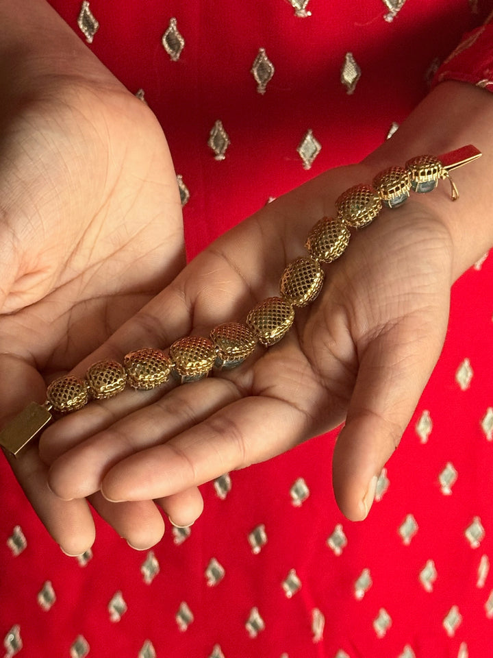 925 Silver Onyx Bracelet | SHIVKA Statement Bracelet