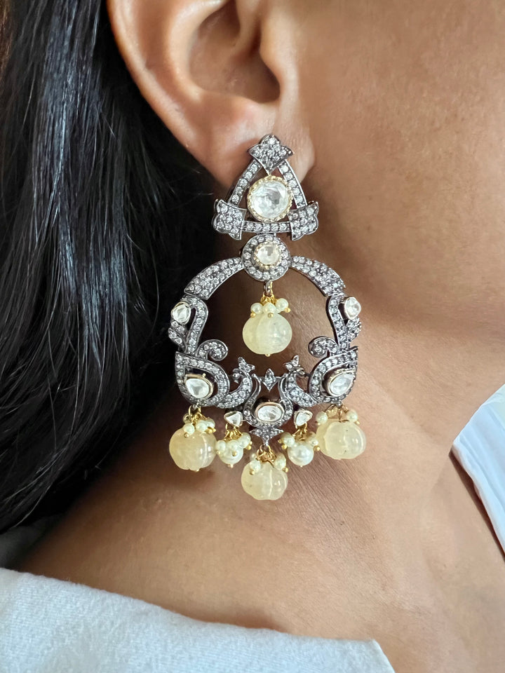 Dashing Victorian Chandbalis - Timeless Elegance