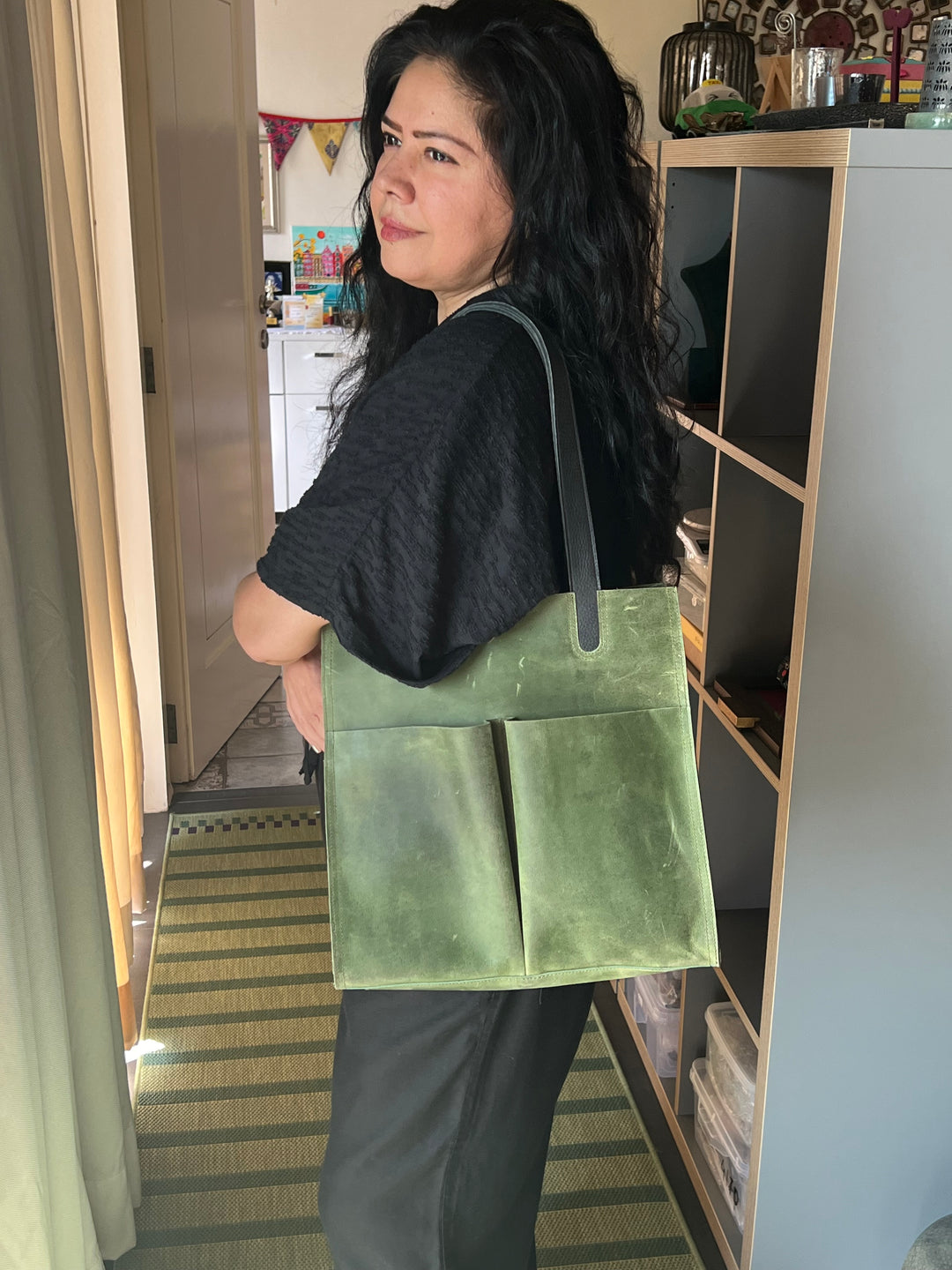 Vintage Tote Leather Bag