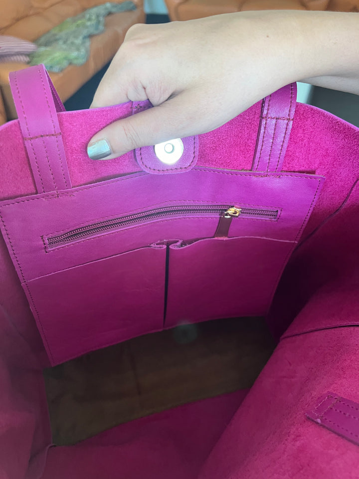 Vintage Soft Tote Leather Bag