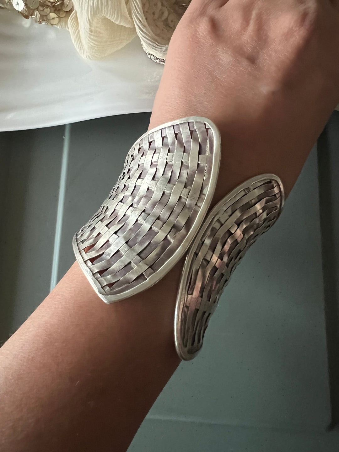 SHIVKA Pure 925 Silver Handcuff