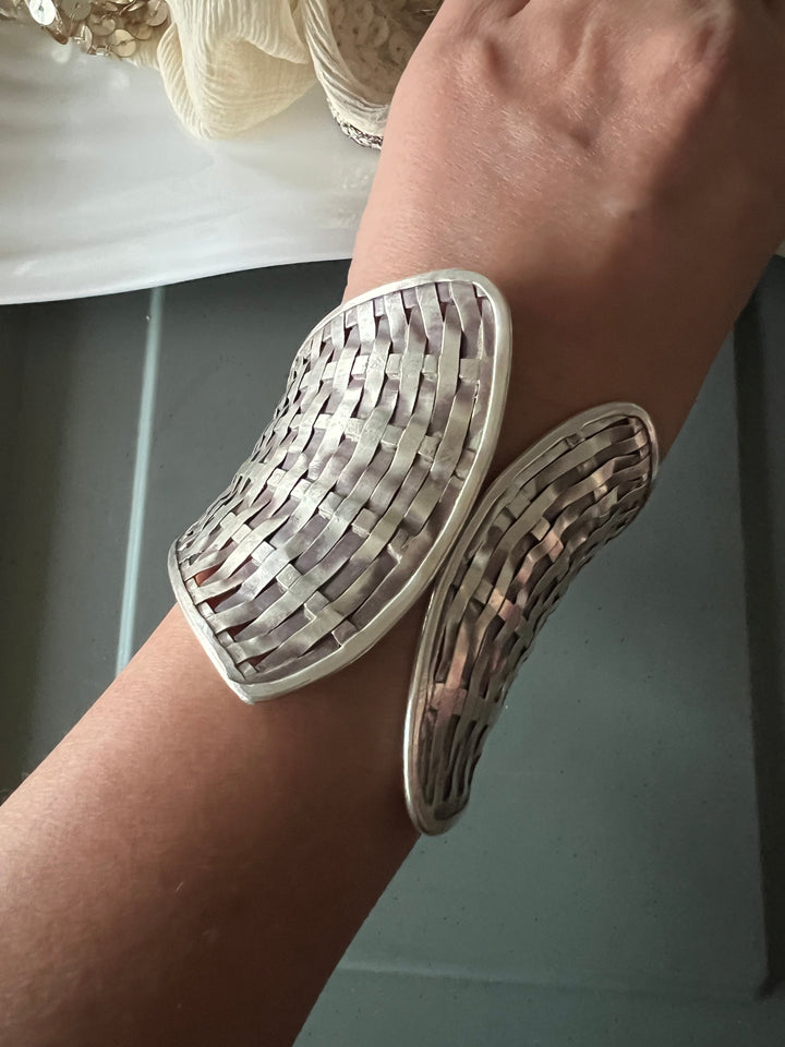 SHIVKA Pure 925 Silver Handcuff