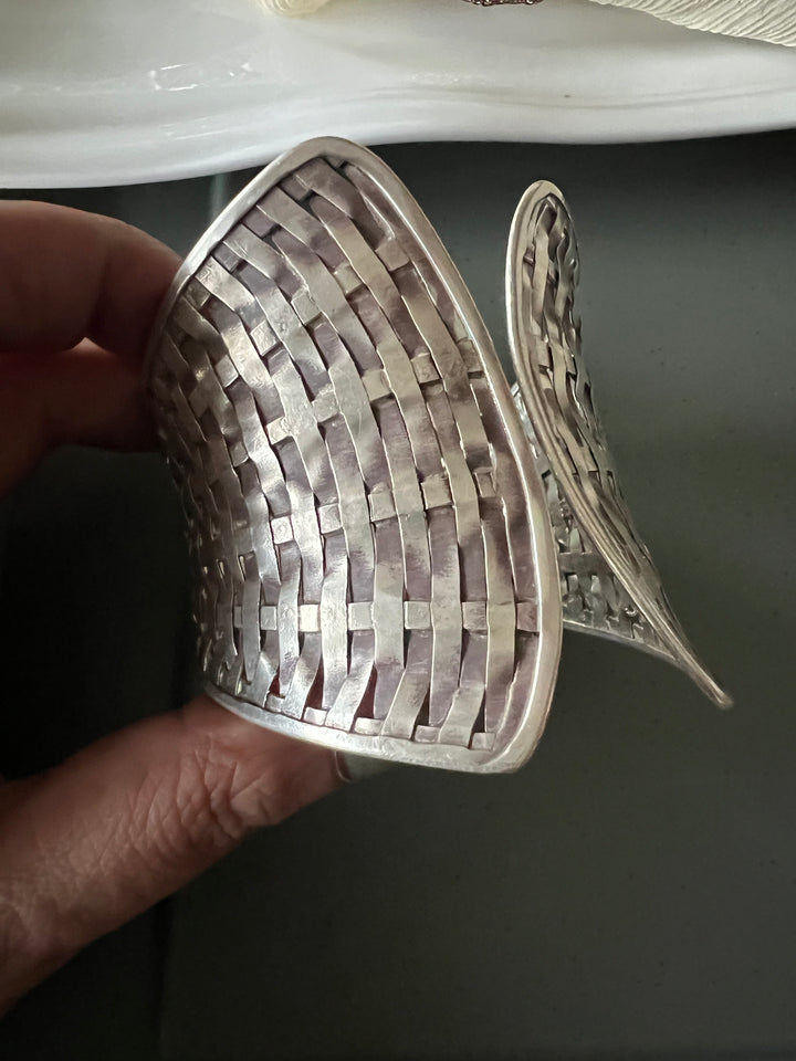 SHIVKA Pure 925 Silver Handcuff