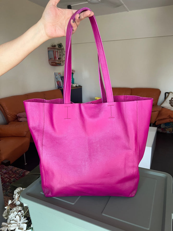 Vintage Soft Tote Leather Bag