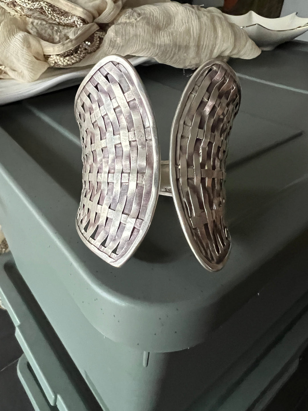 SHIVKA Pure 925 Silver Handcuff