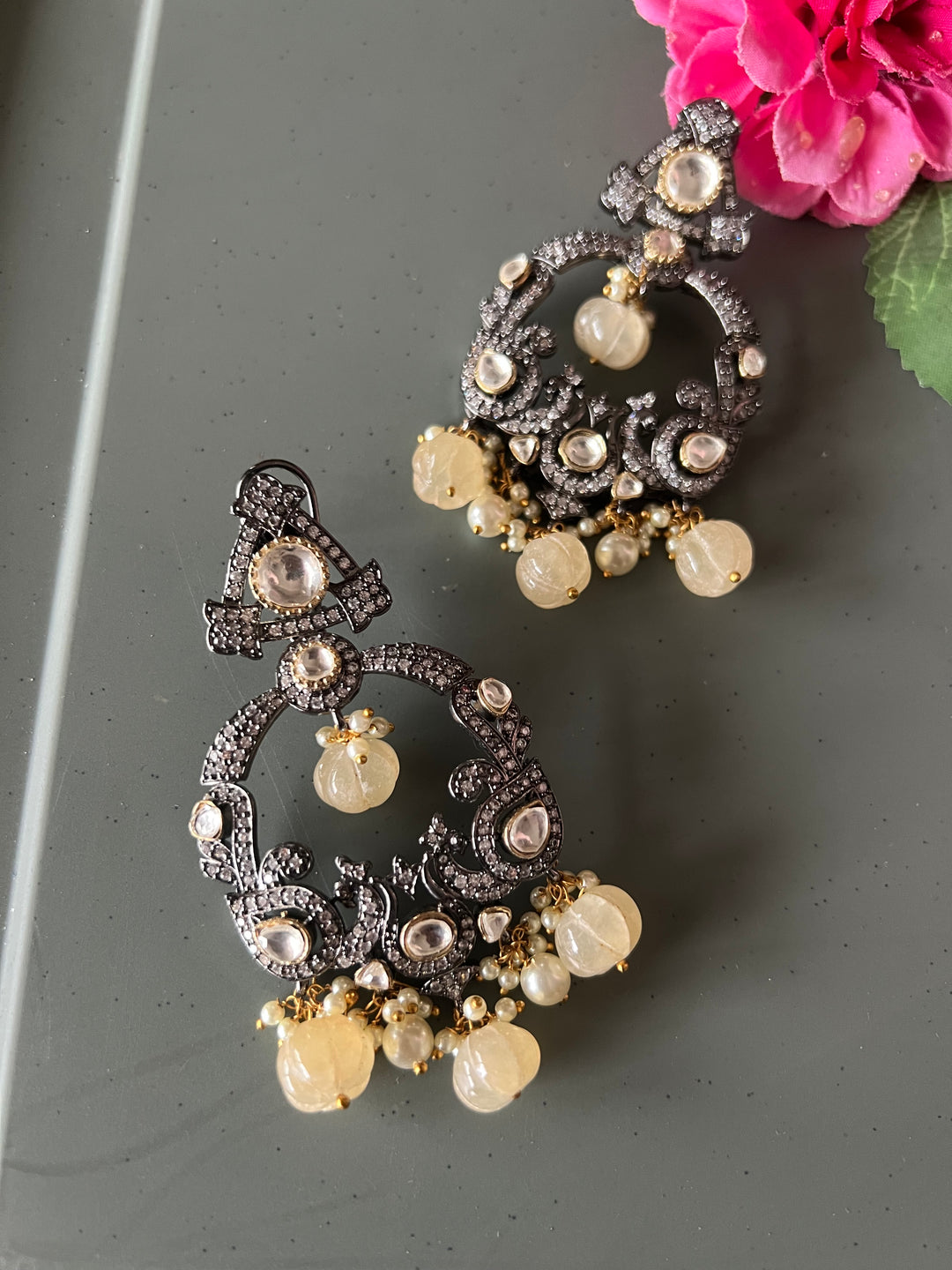 Dashing Victorian Chandbalis - Timeless Elegance