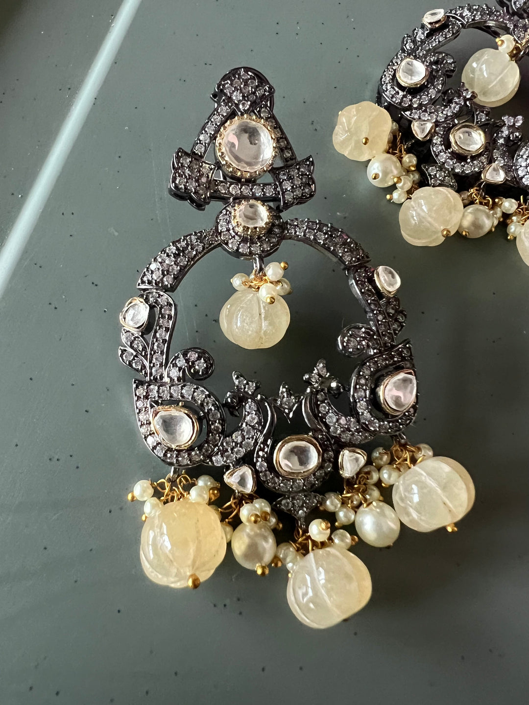 Dashing Victorian Chandbalis - Timeless Elegance