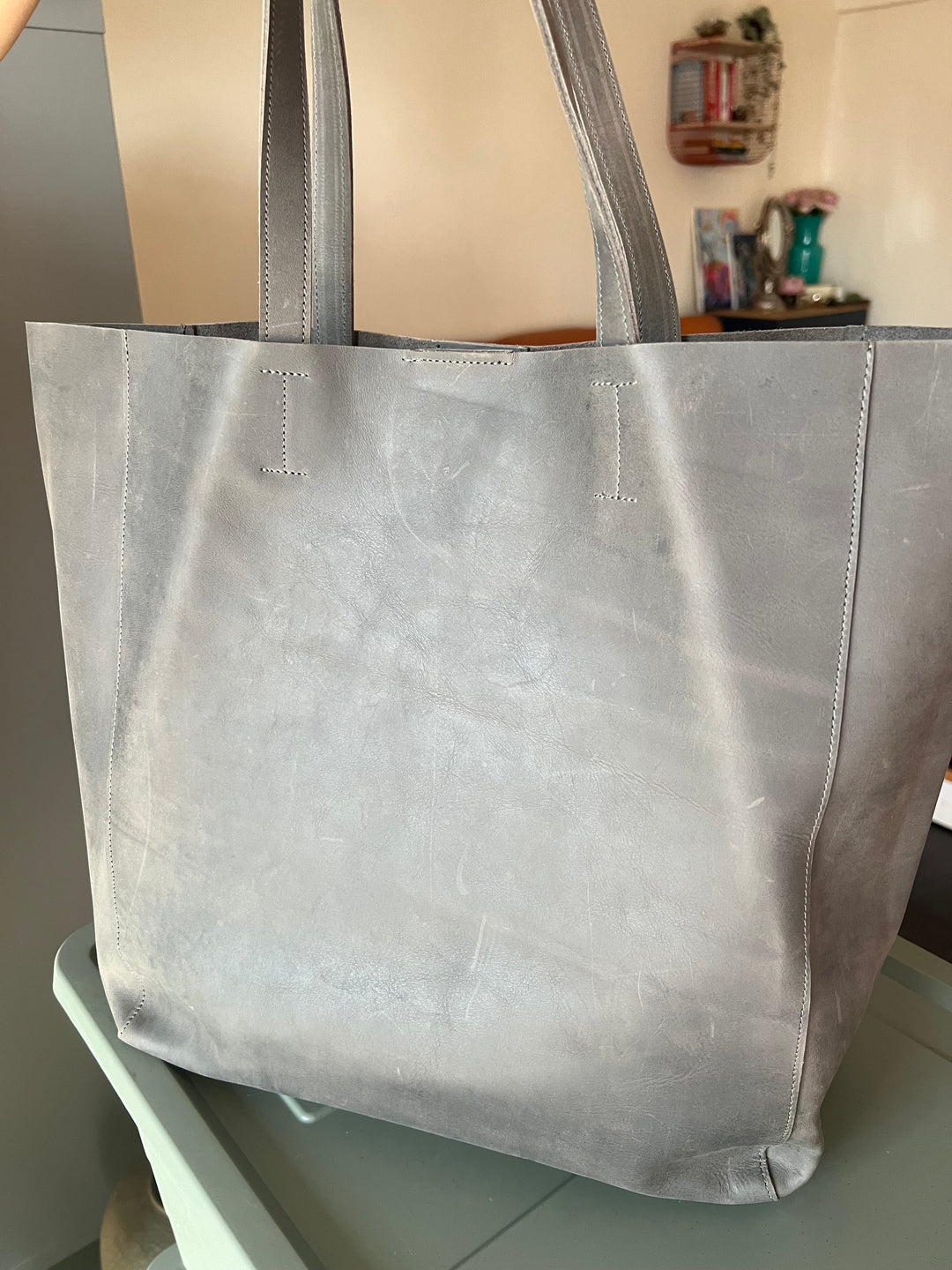 Vintage Soft Tote Leather Bag
