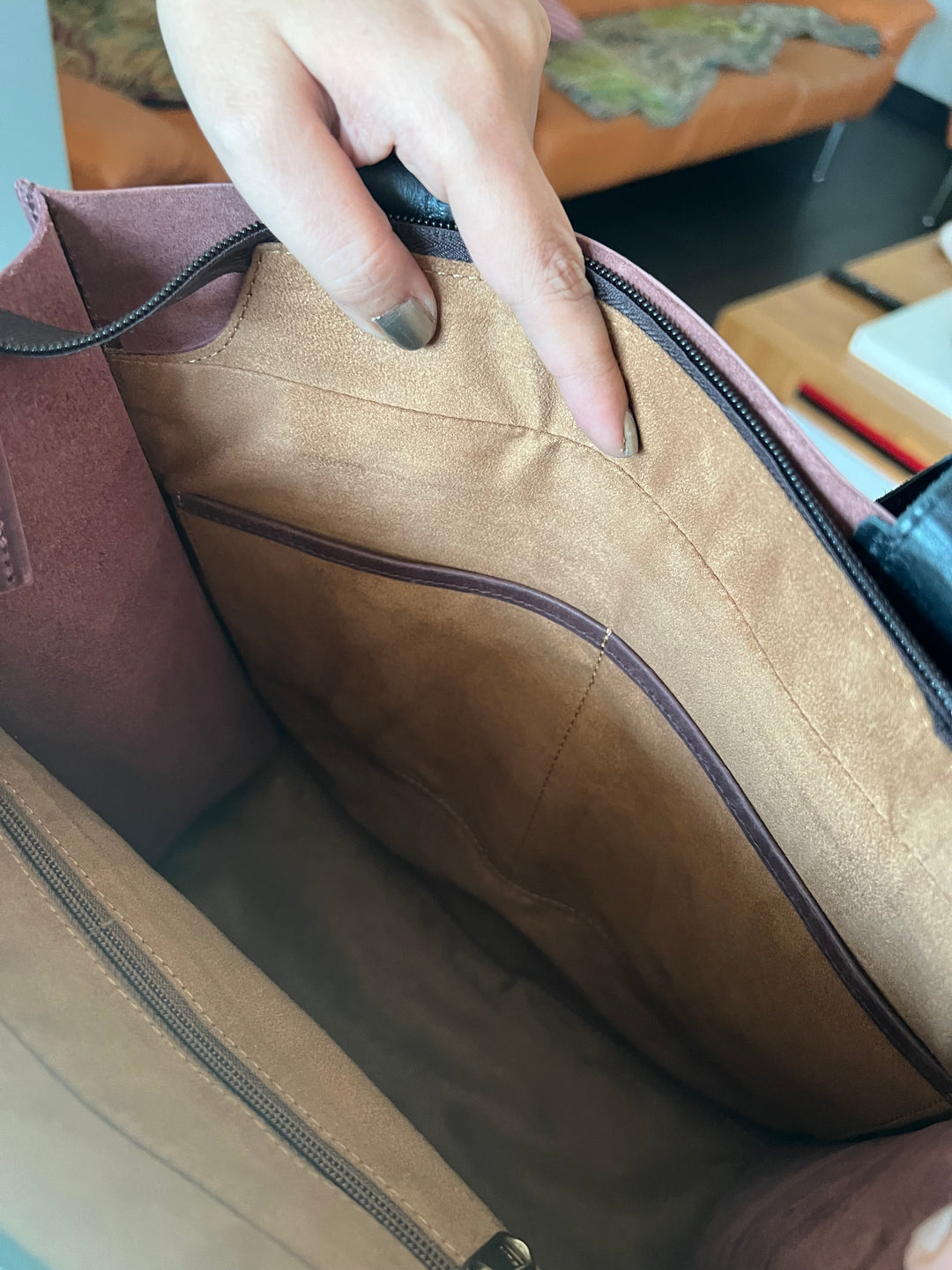 Vintage Tote Leather Bag