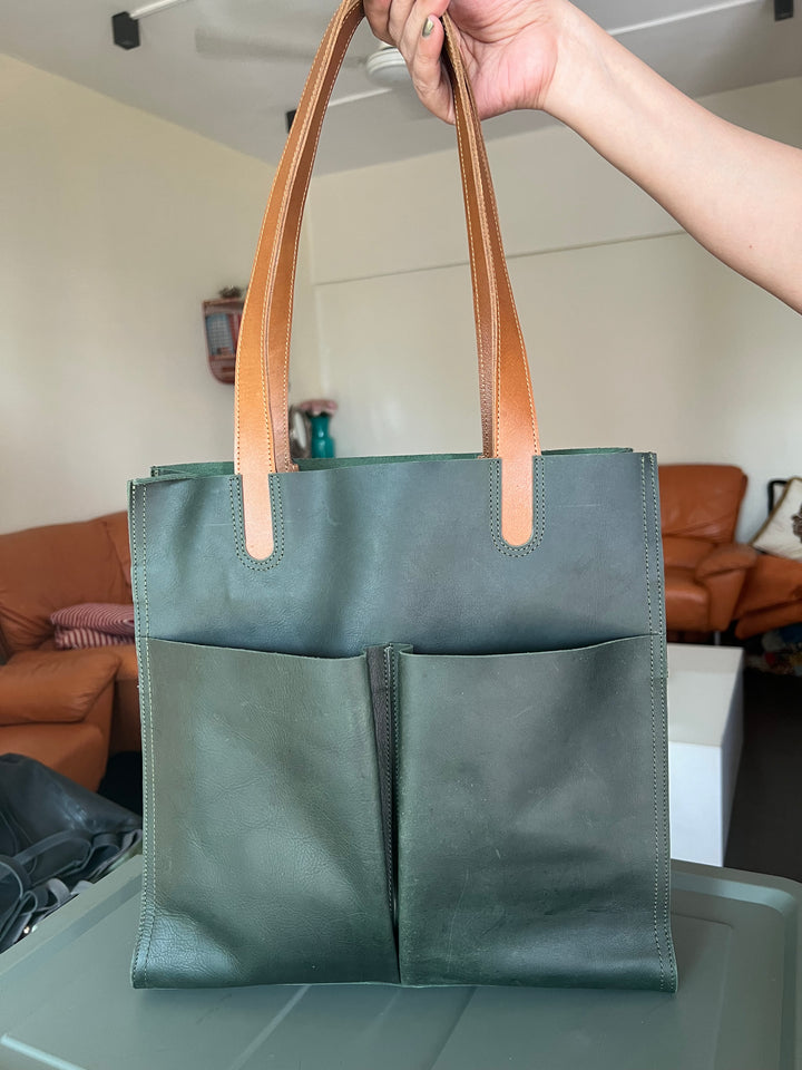 Vintage Tote Leather Bag