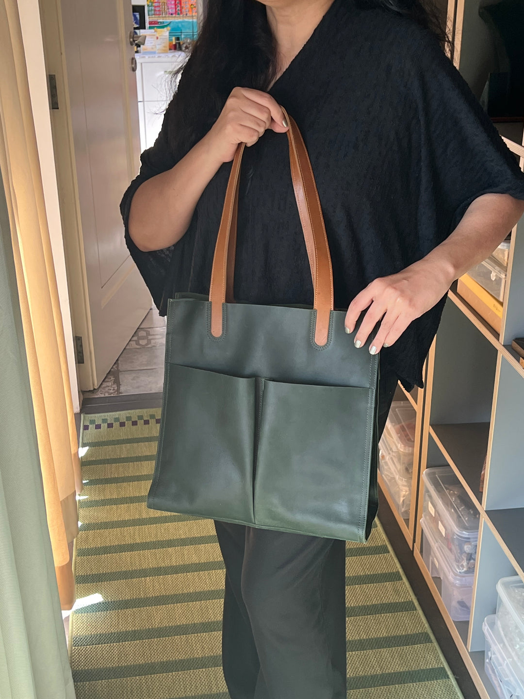 Vintage Tote Leather Bag