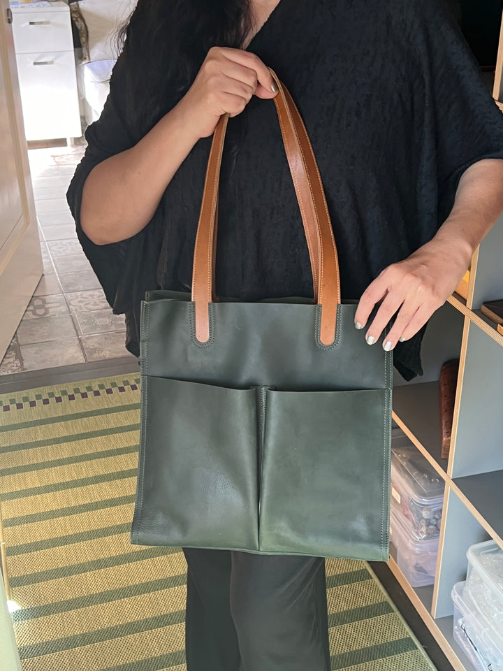 Vintage Tote Leather Bag