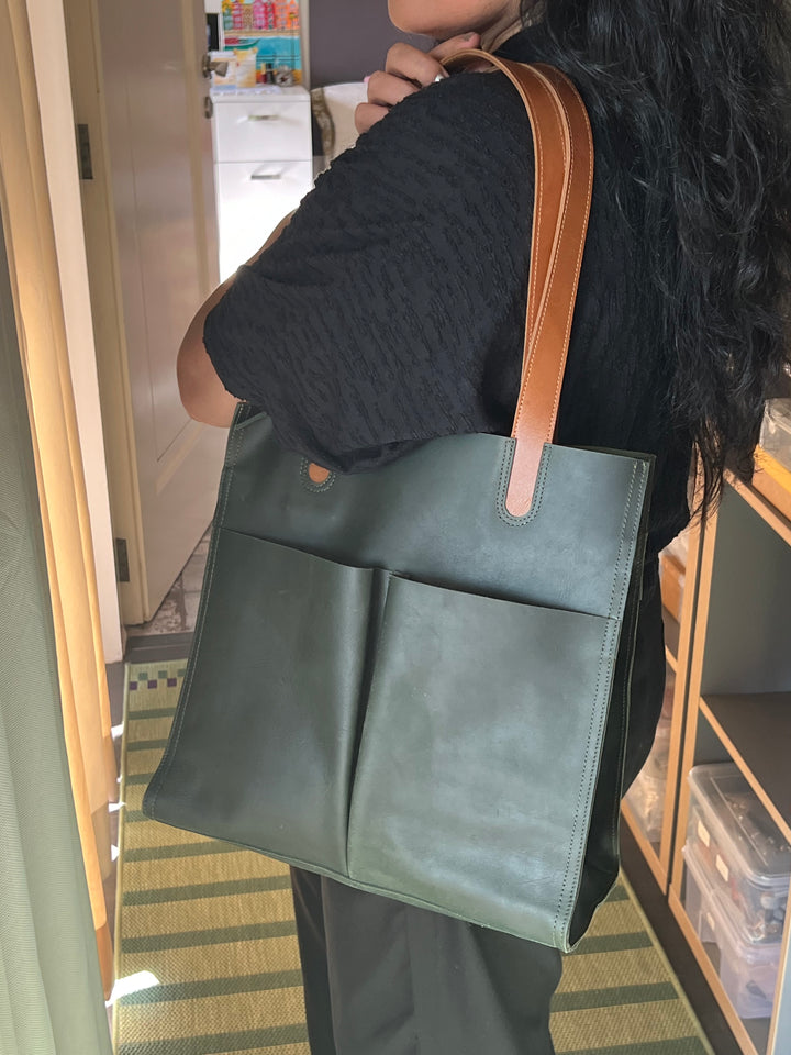 Vintage Tote Leather Bag