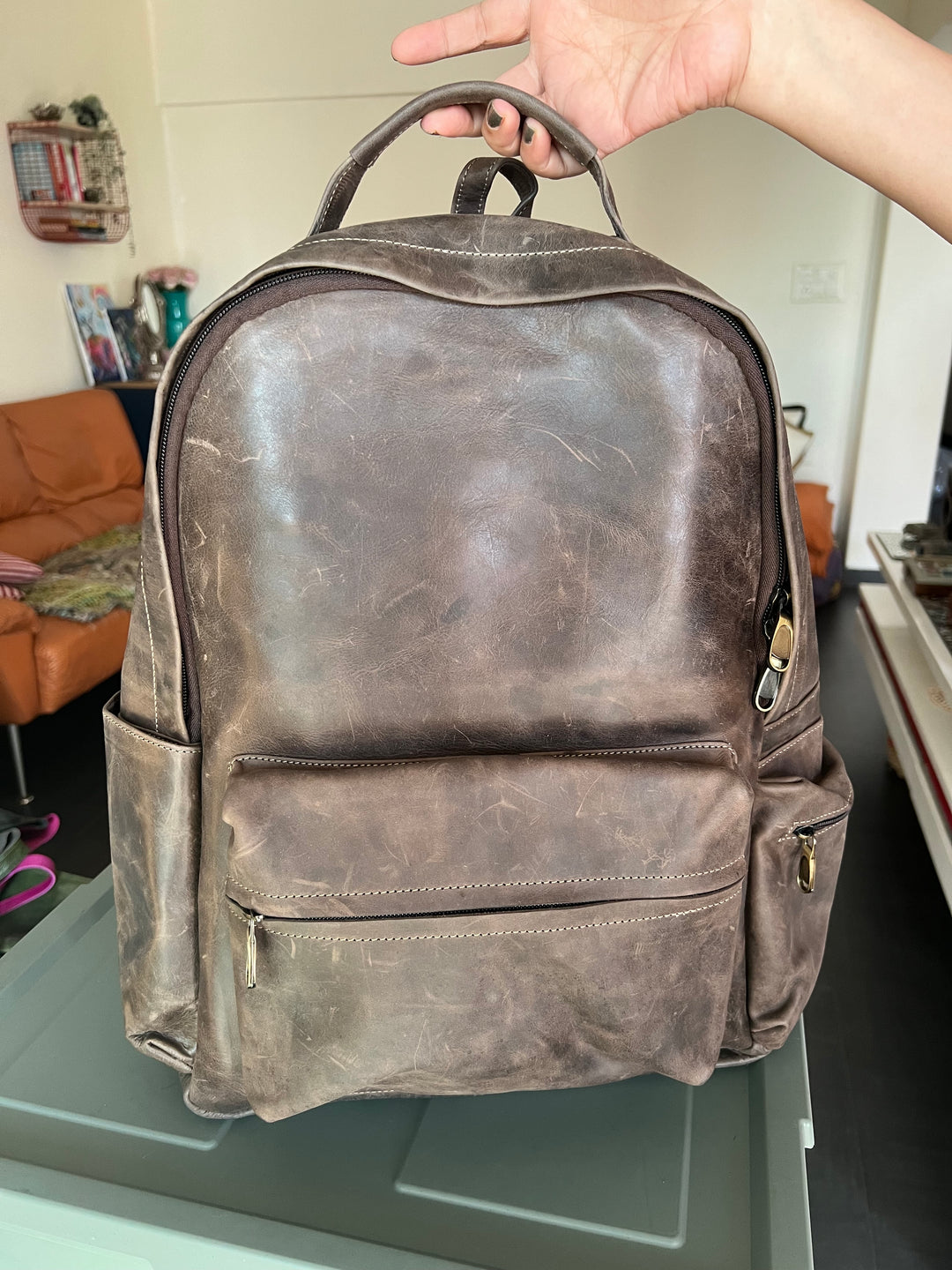 Brown Sturdy Backpack