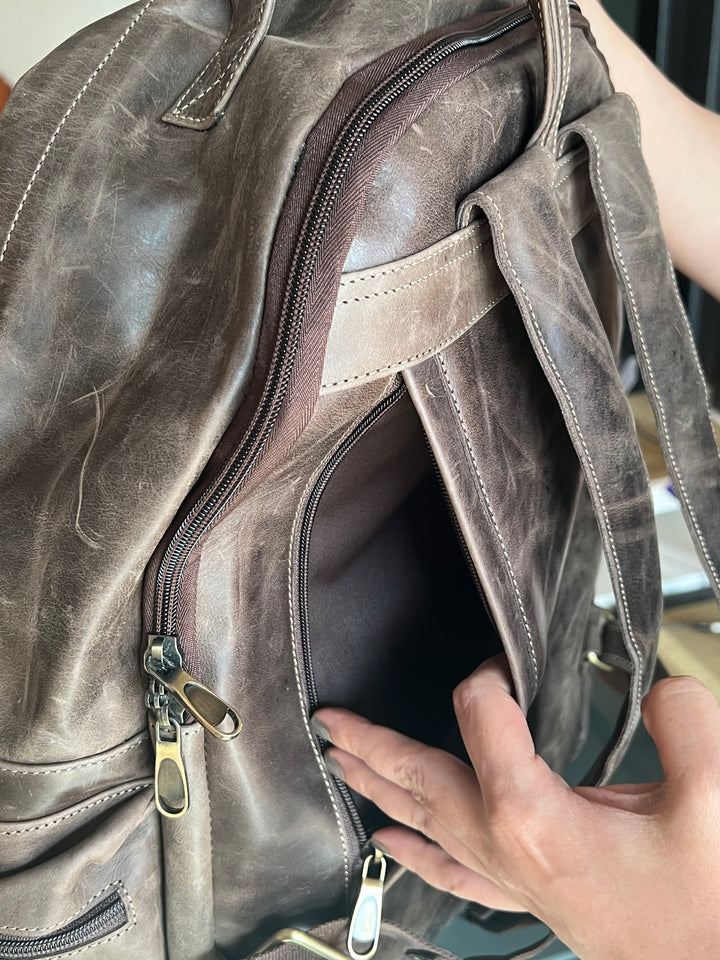 Brown Sturdy Backpack