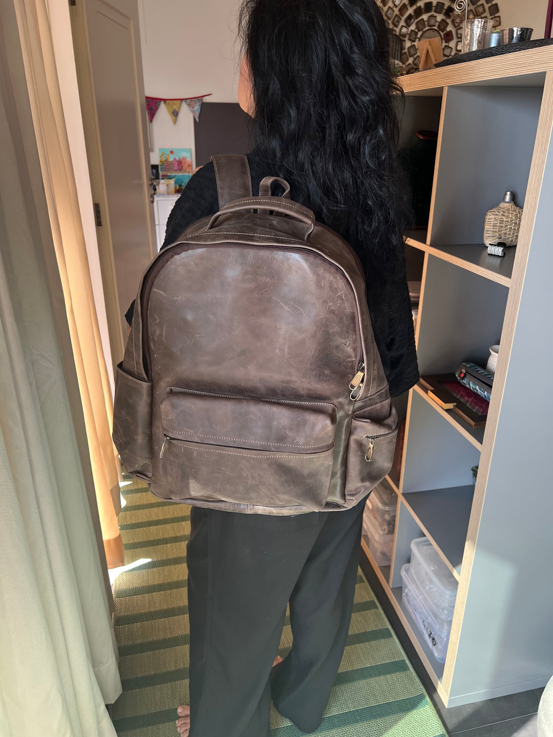 Brown Sturdy Backpack