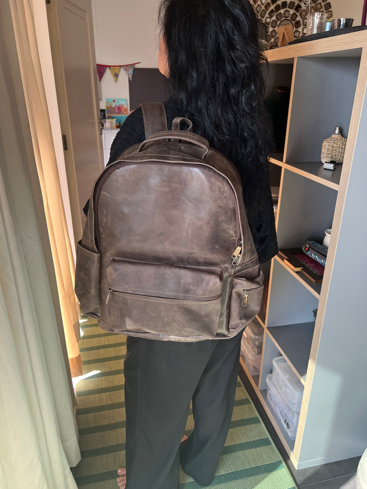 Brown Sturdy Backpack