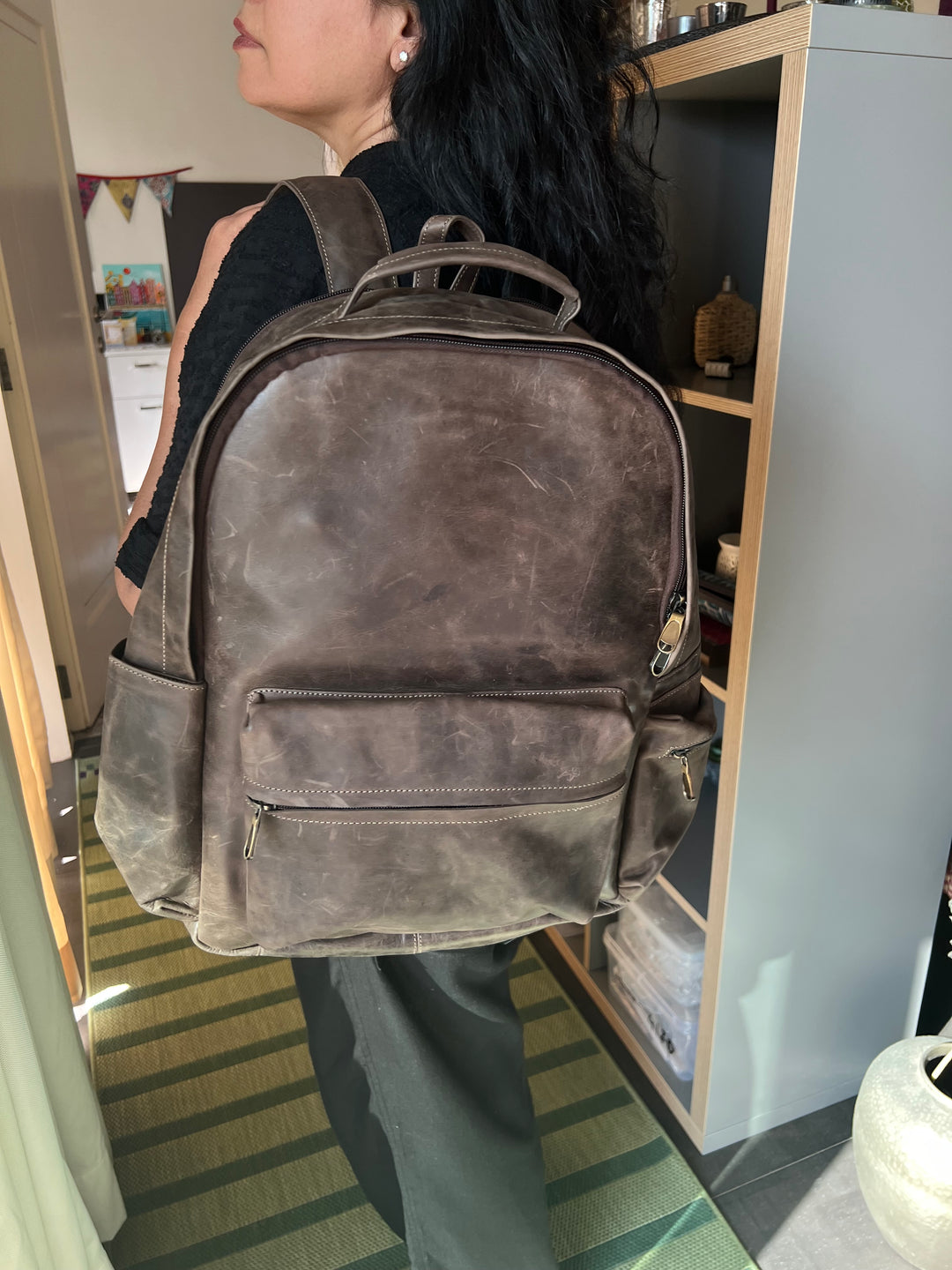 Brown Sturdy Backpack