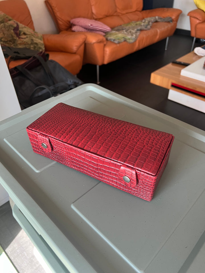 Leather Jewelry Box/ Travel Jewelry Box