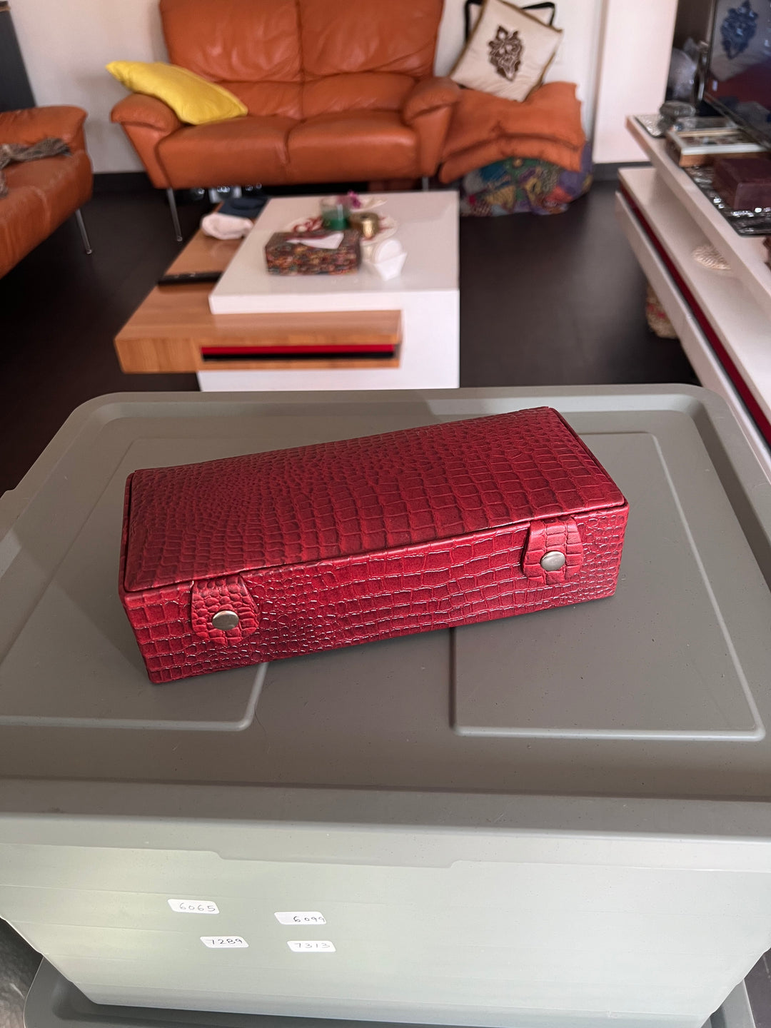 Leather Jewelry Box/ Travel Jewelry Box