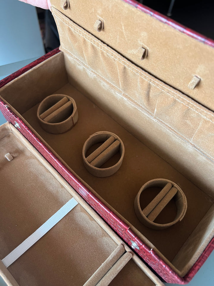 Leather Jewelry Box/ Travel Jewelry Box