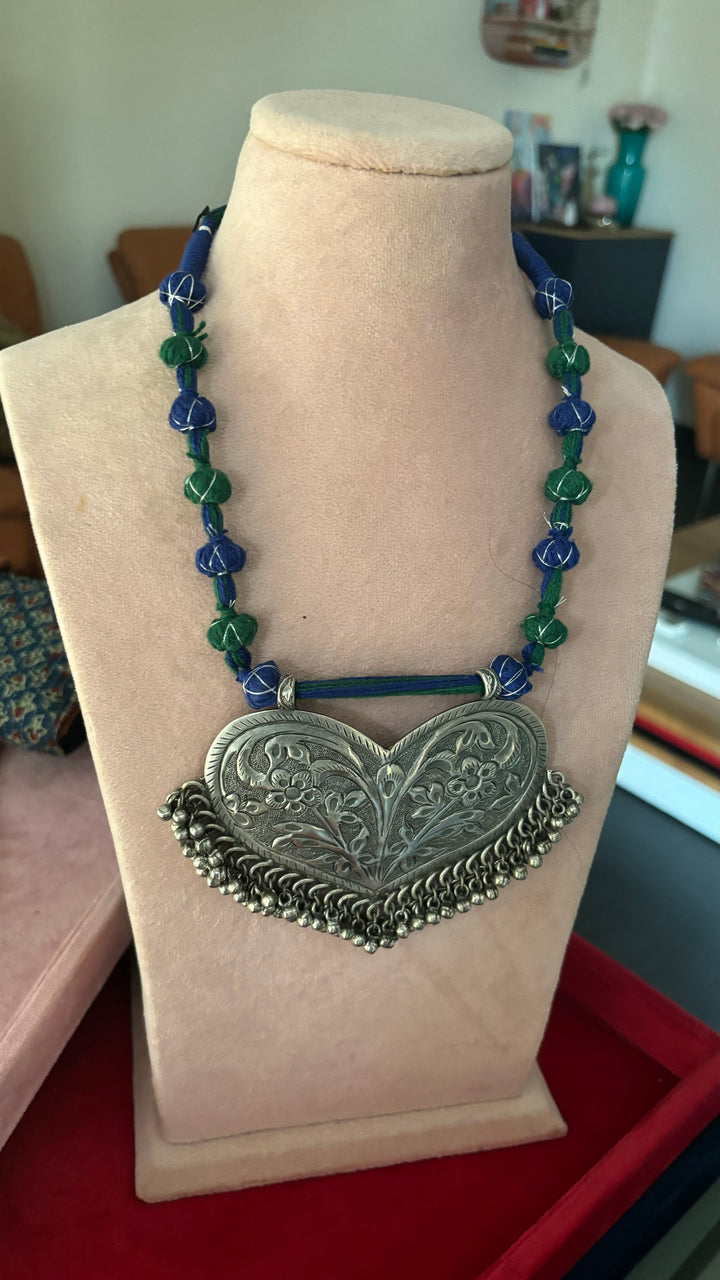 Statement Antique Pendant Necklace - A Timeless Masterpiece