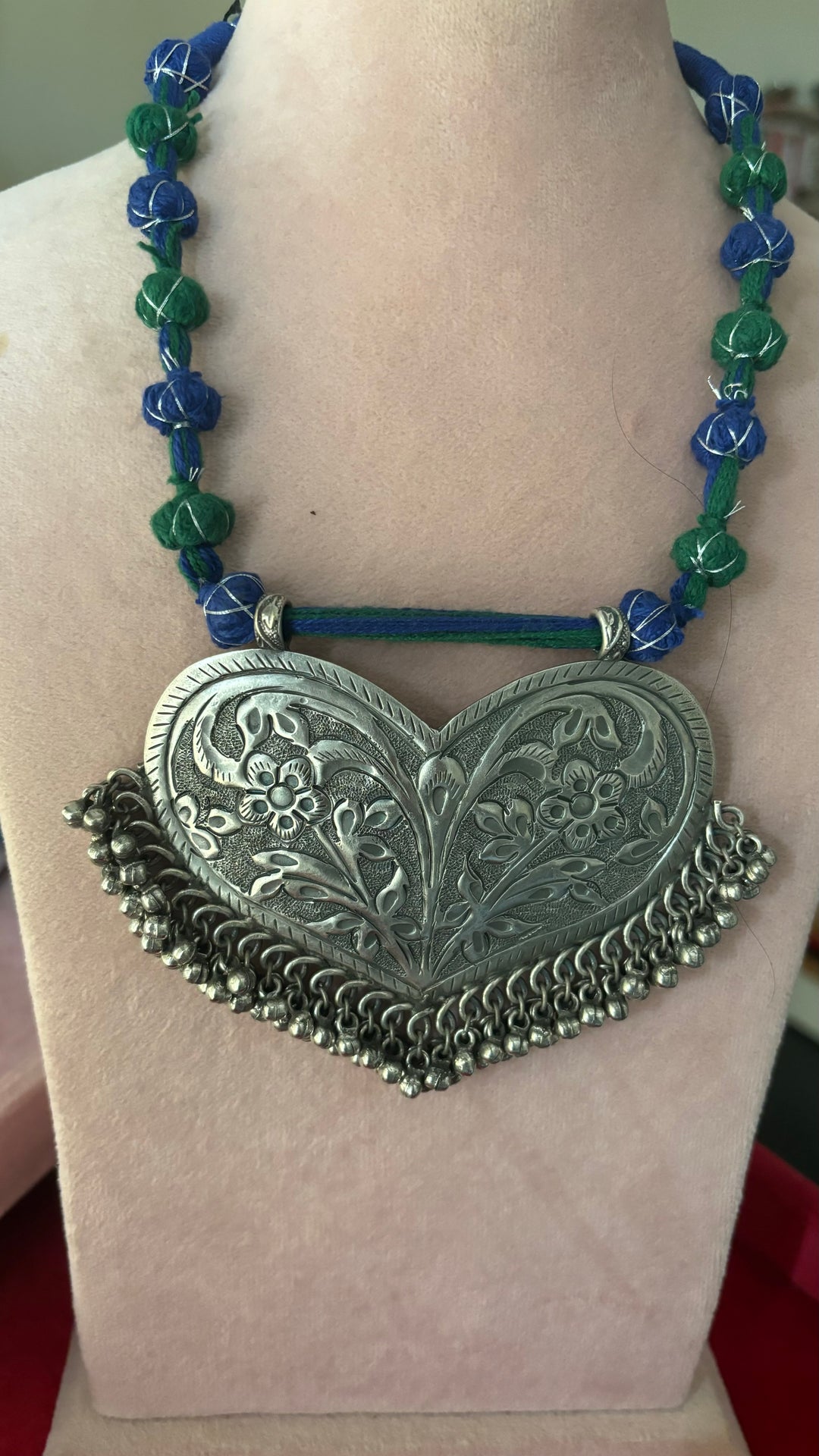 Statement Antique Pendant Necklace - A Timeless Masterpiece