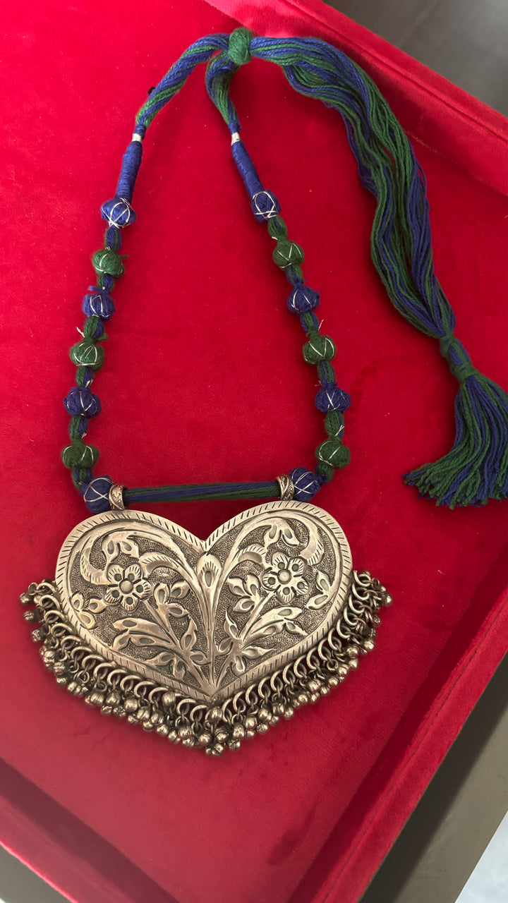 Statement Antique Pendant Necklace - A Timeless Masterpiece