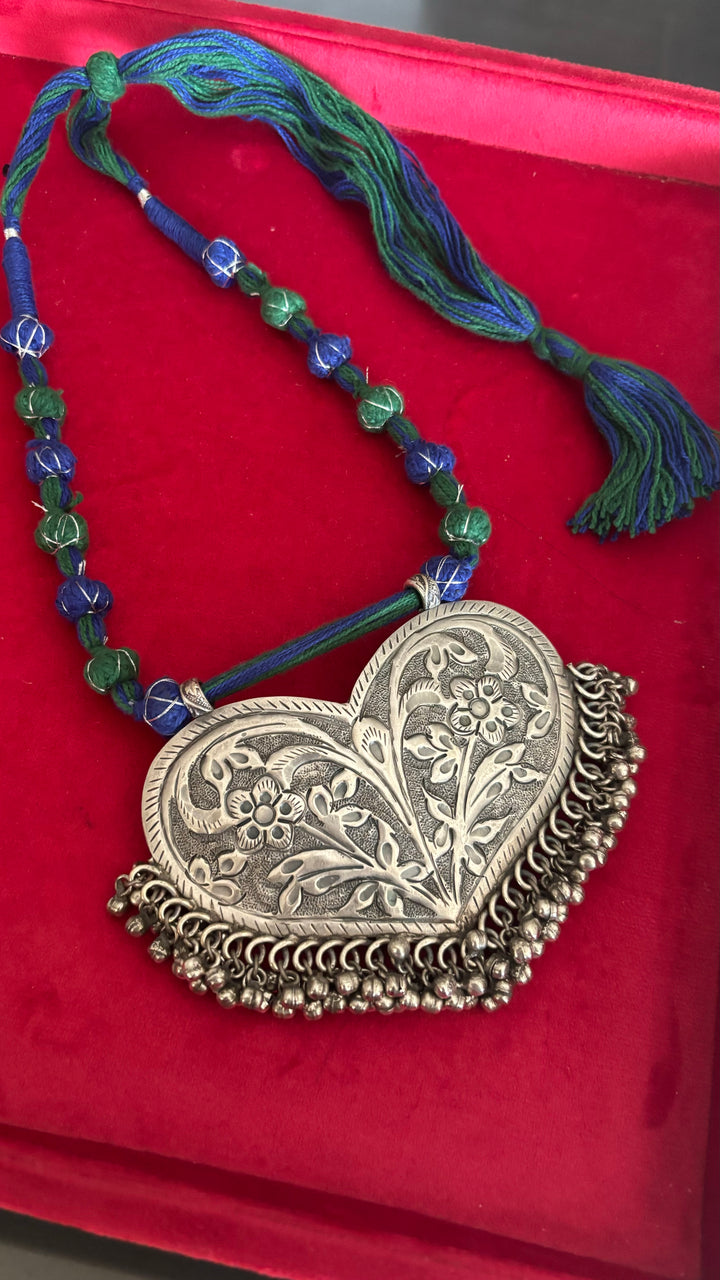 Statement Antique Pendant Necklace - A Timeless Masterpiece