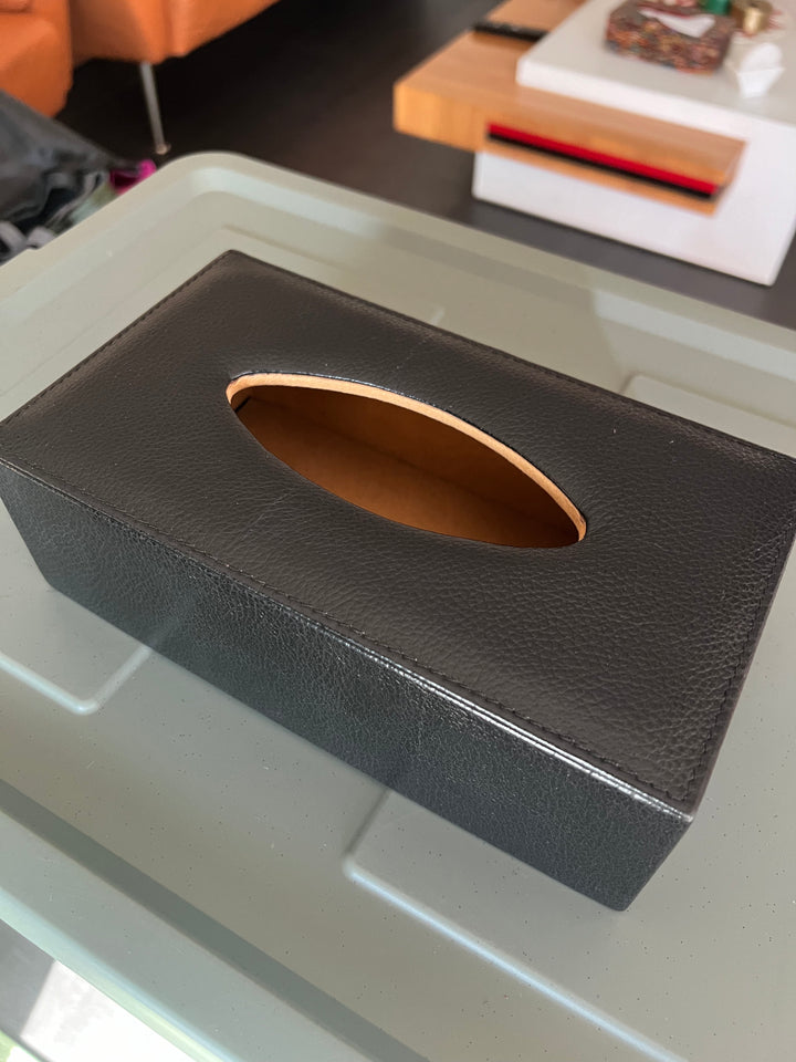 Leather Tissue Box