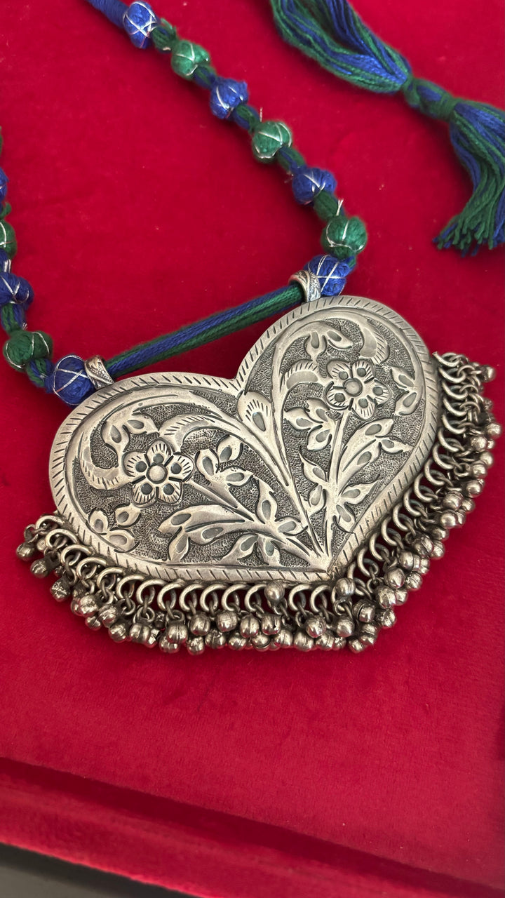 Statement Antique Pendant Necklace - A Timeless Masterpiece