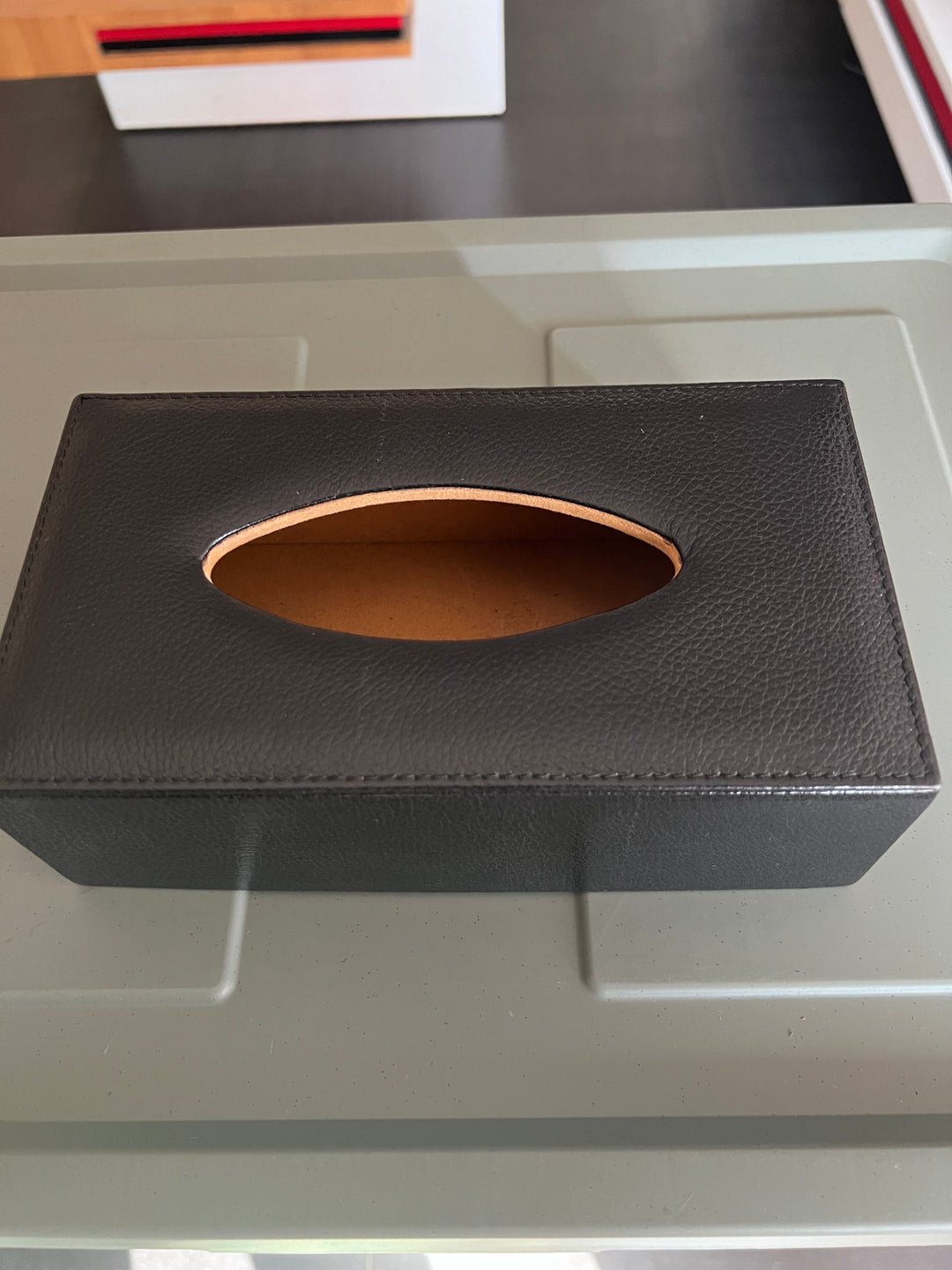 Leather Tissue Box