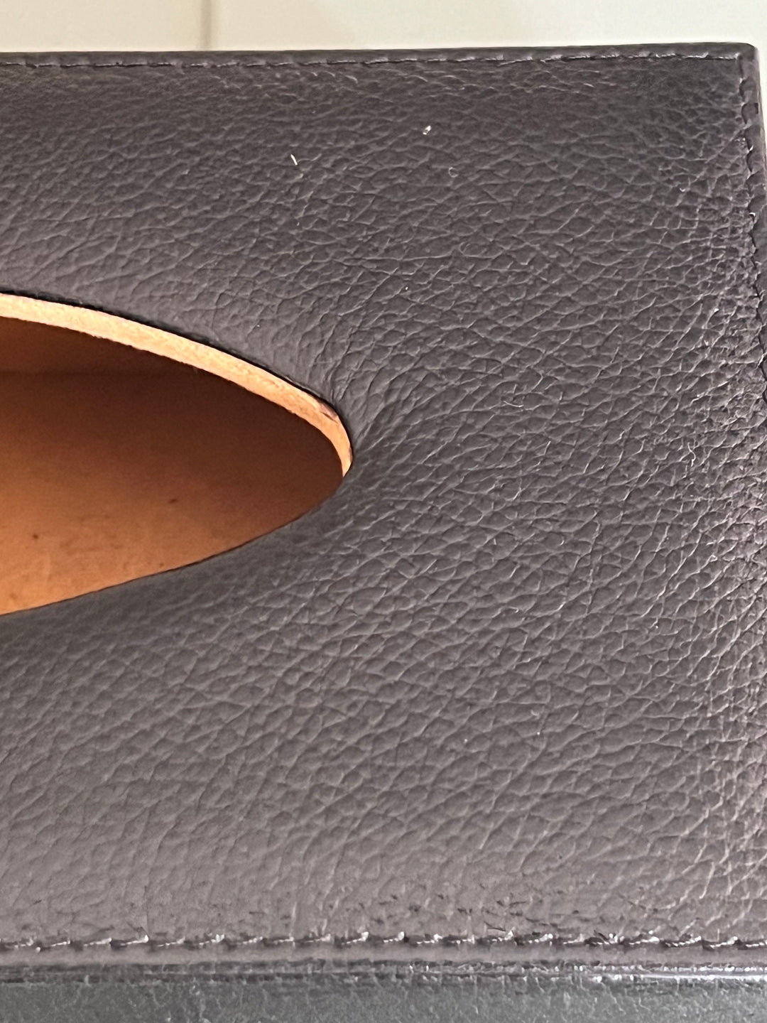 Leather Tissue Box