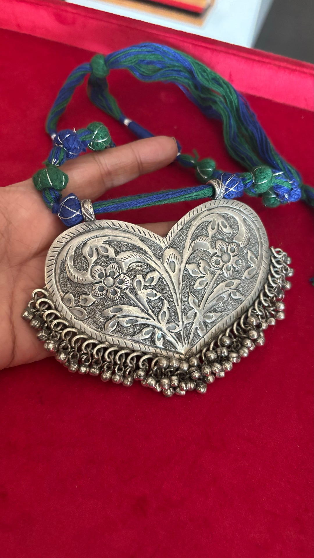 Statement Antique Pendant Necklace - A Timeless Masterpiece