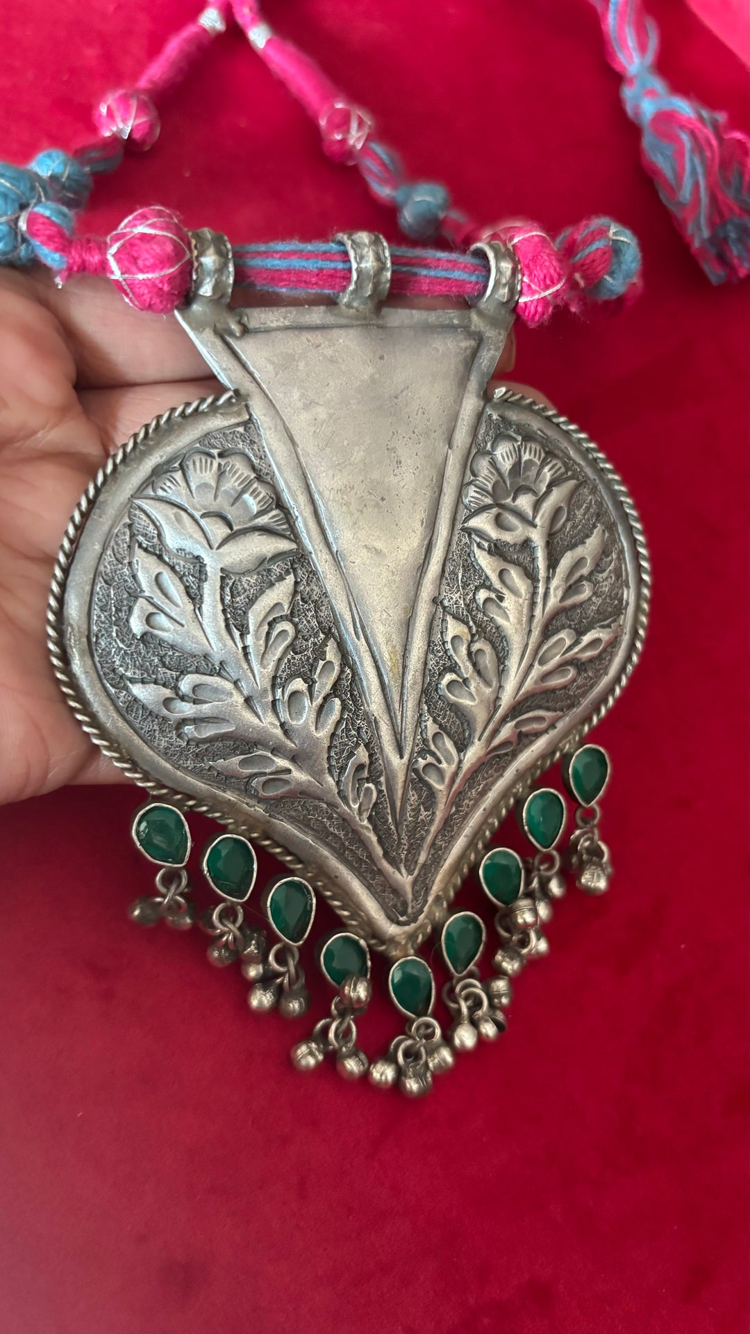Statement Antique Pendant Necklace - A Timeless Masterpiece