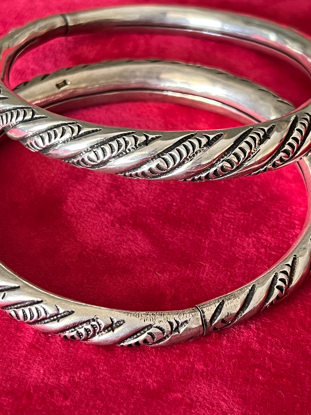 Elegance at Your Ankles: Antique Ankle Kada in Pure 925 Silver