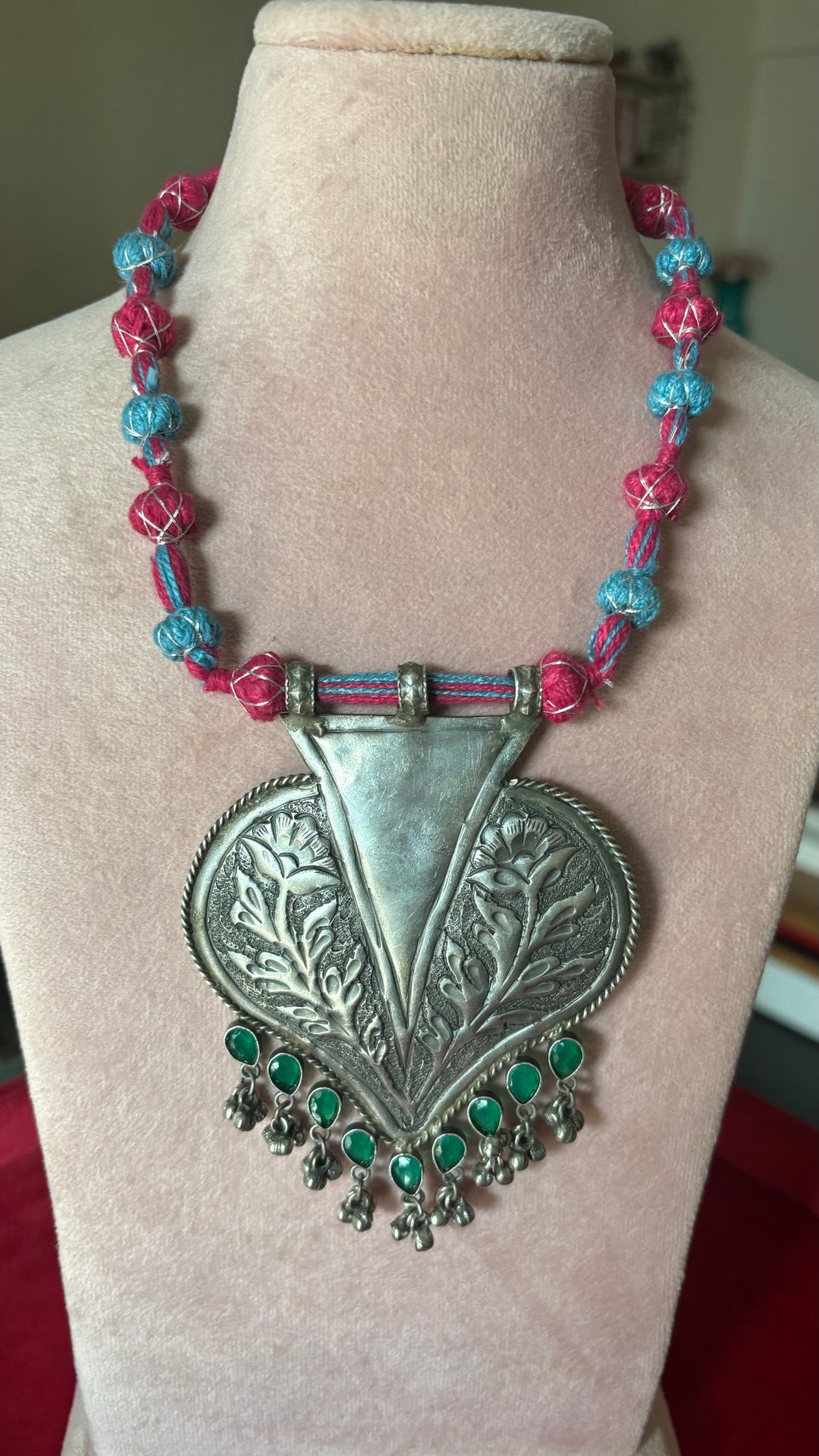 Statement Antique Pendant Necklace - A Timeless Masterpiece