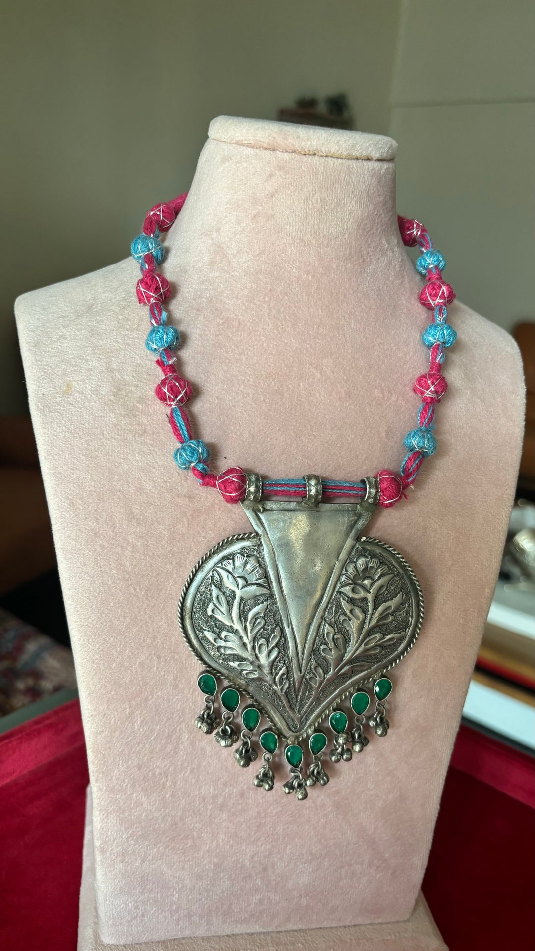 Statement Antique Pendant Necklace - A Timeless Masterpiece