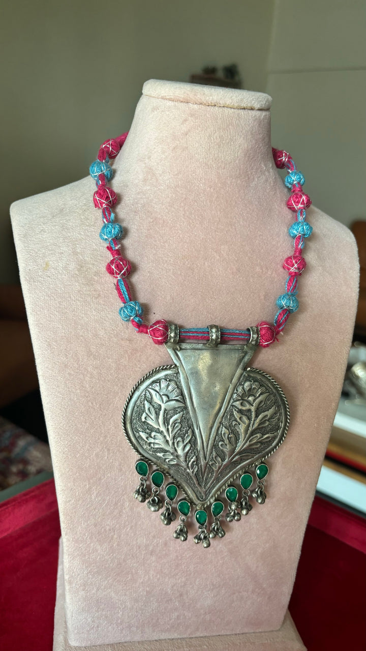 Statement Antique Pendant Necklace - A Timeless Masterpiece