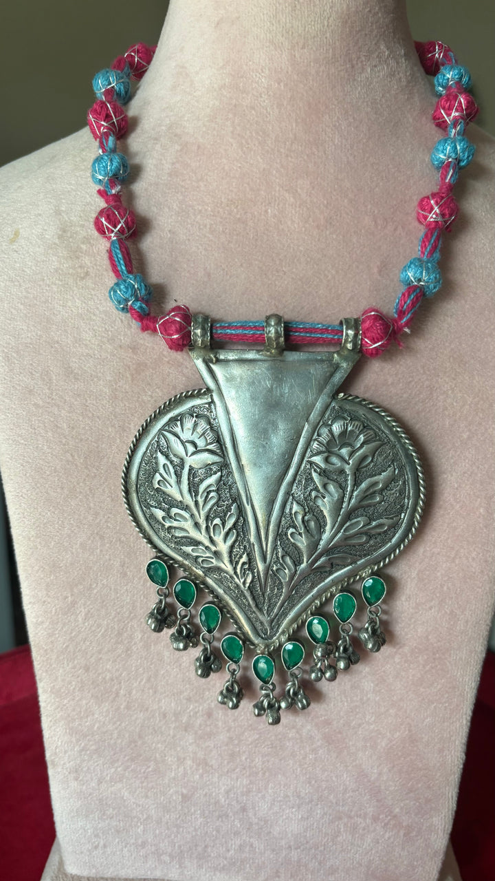 Statement Antique Pendant Necklace - A Timeless Masterpiece