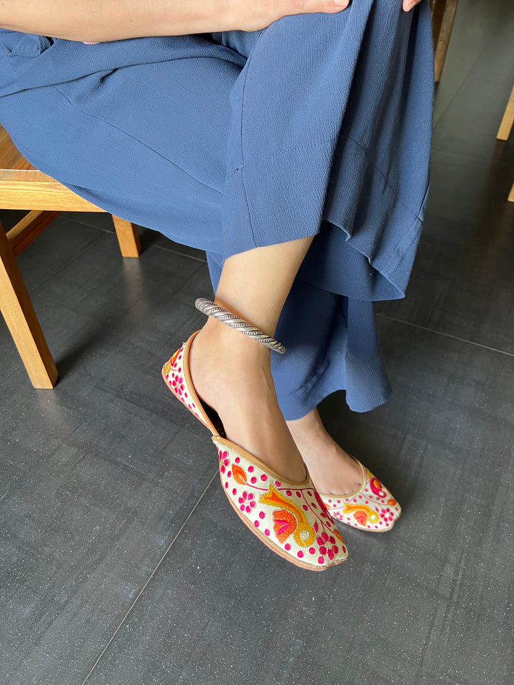 Elegance at Your Ankles: Antique Ankle Kada in Pure 925 Silver