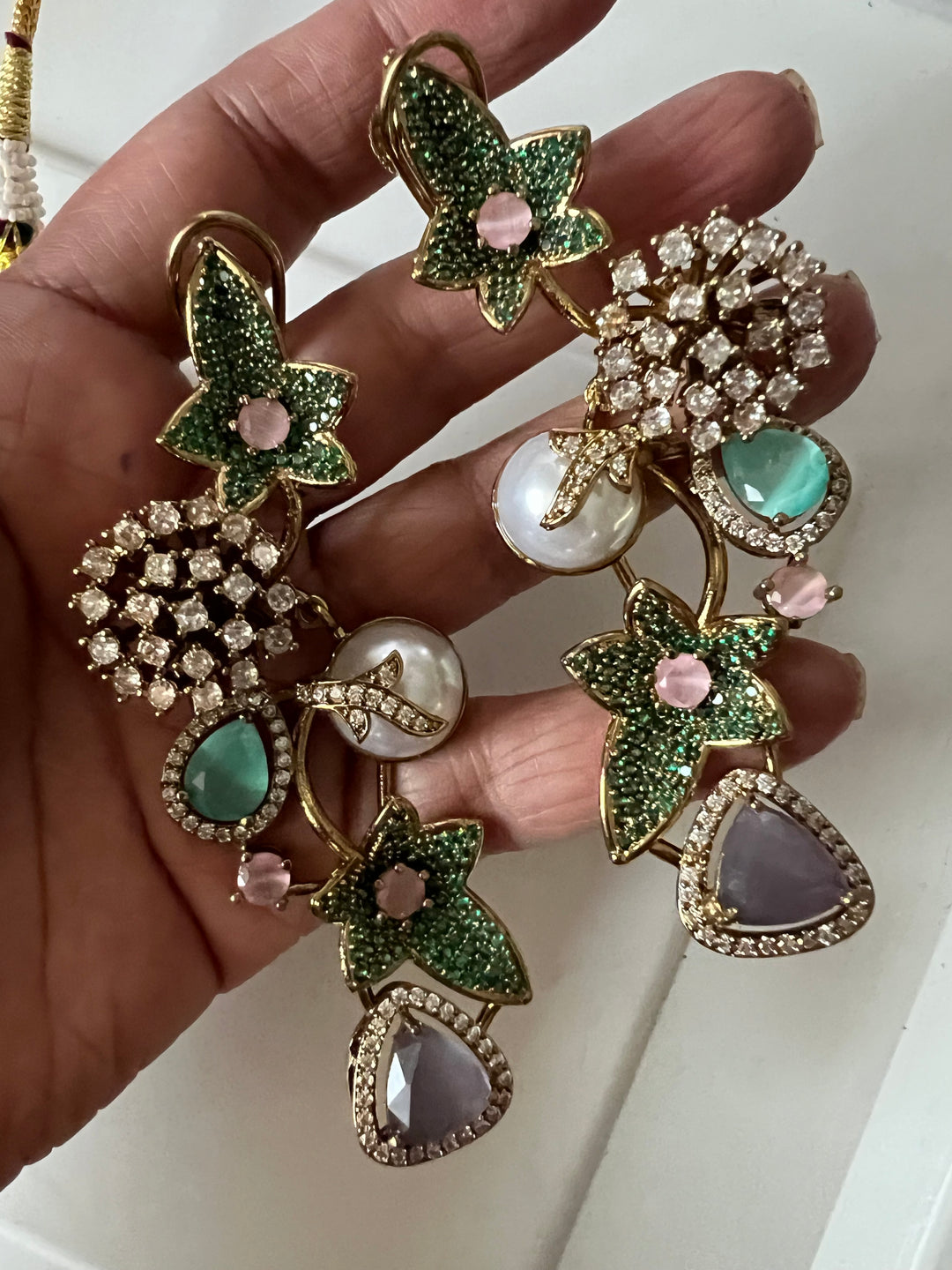 Designer Necklace with Statement Long Earrings - Unmatched Quality and Style